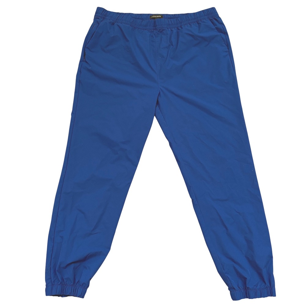 Banana Republic Performance Jogger Pants Elastic Waist Casual Workout Blue XL
